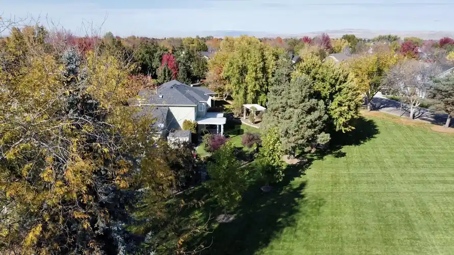 Another aerial view of Tapestry Park from the southwest looking directly to the north.